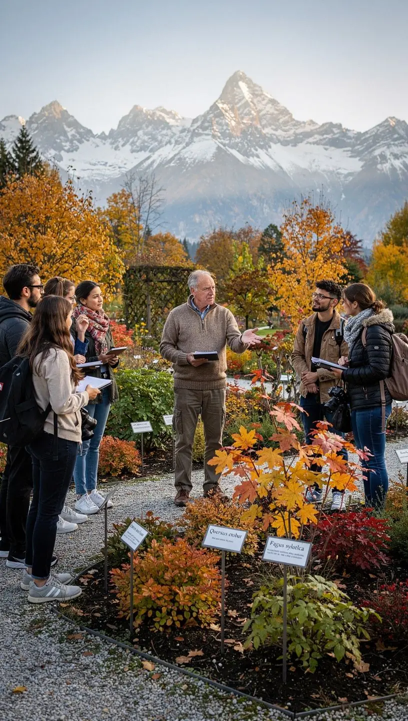 Ein Bild von Studenten, die an einem Online-Botanik-Kurs teilnehmen und Pflanzen untersuchen.